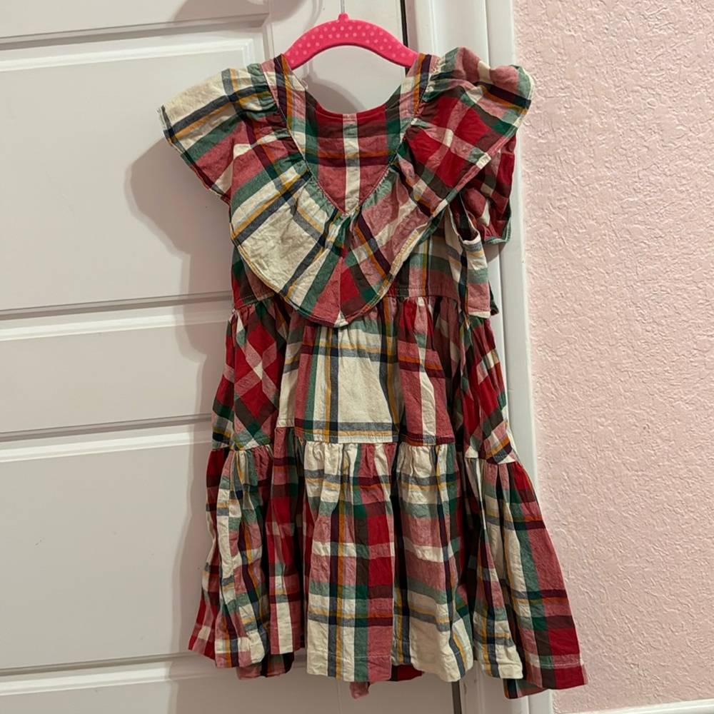 4Y Pink Chicken Christmas Dress
